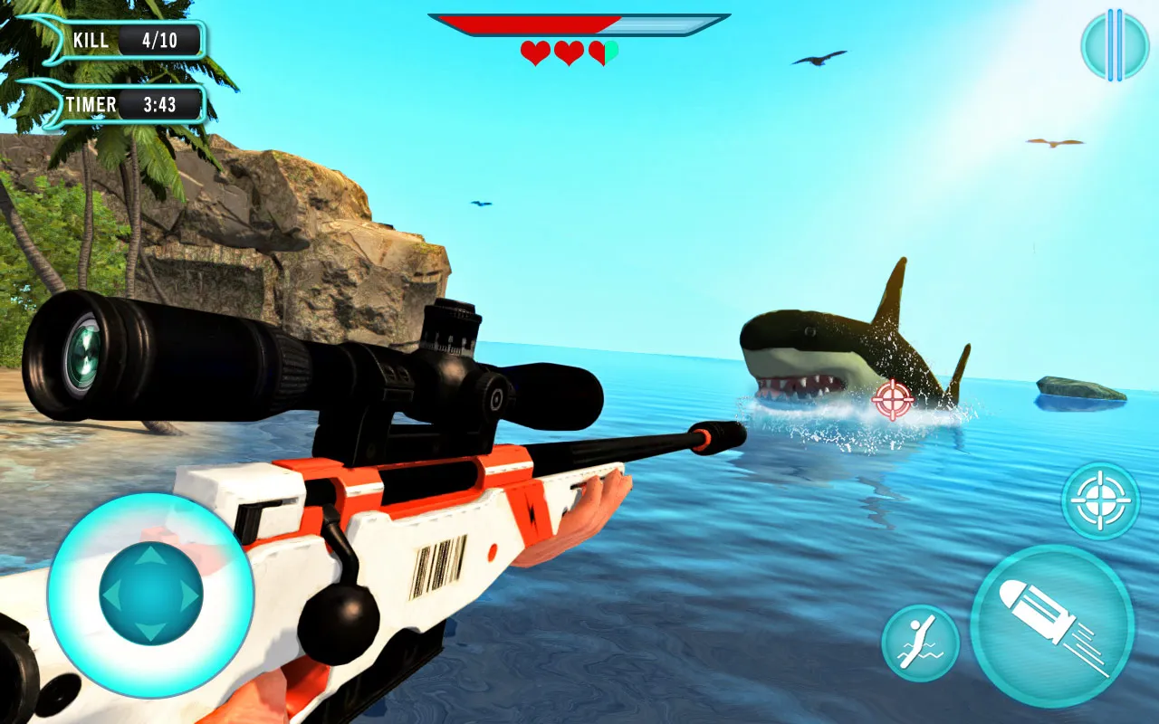 Hunt Wild Shark Simulator | Indus Appstore | Screenshot