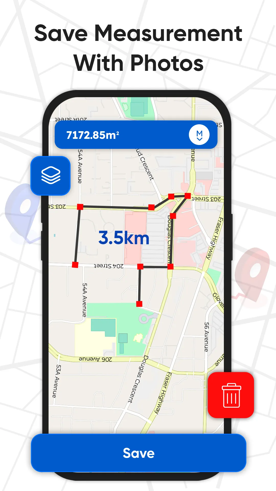 GPS Land Area Calculator | Indus Appstore | Screenshot