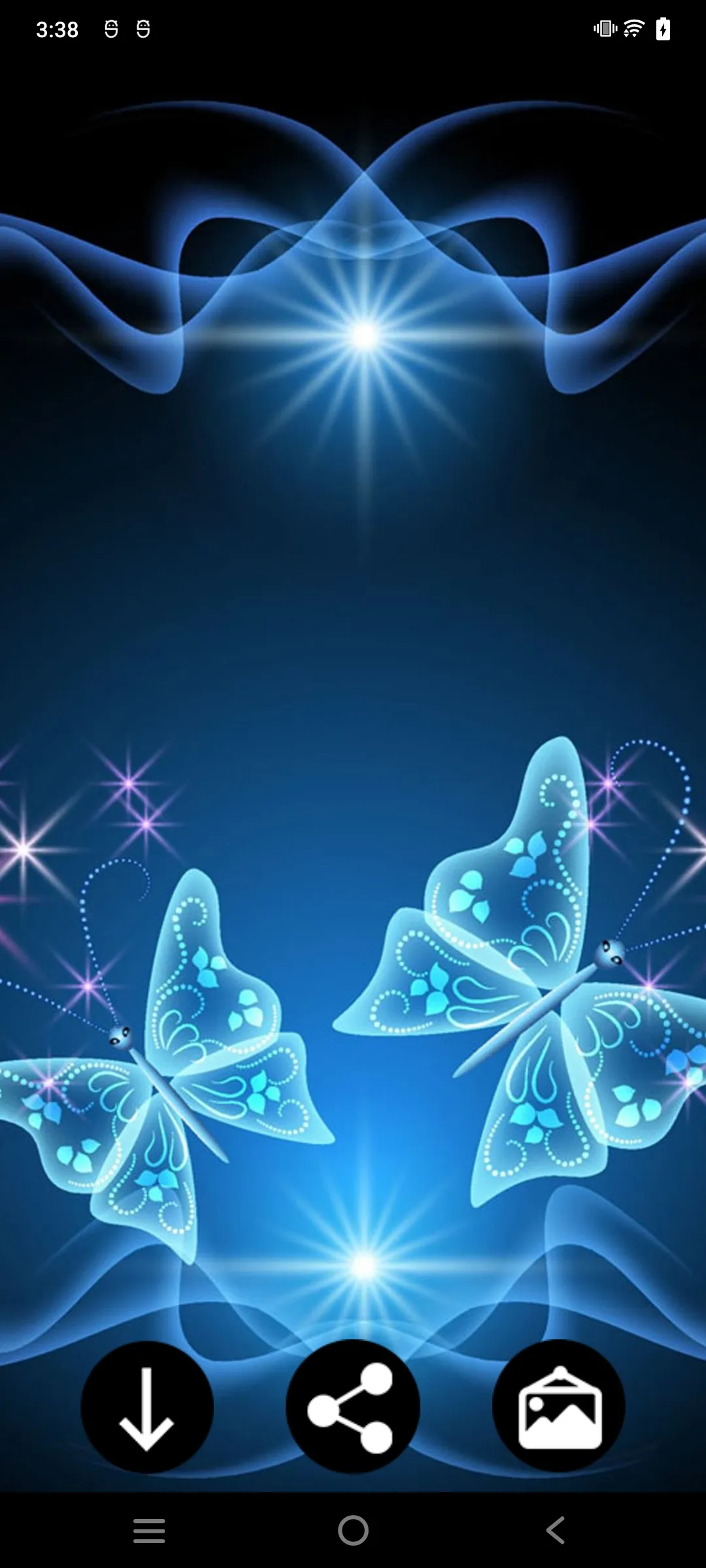 Neon Butterfly Wallpapers | Indus Appstore | Screenshot