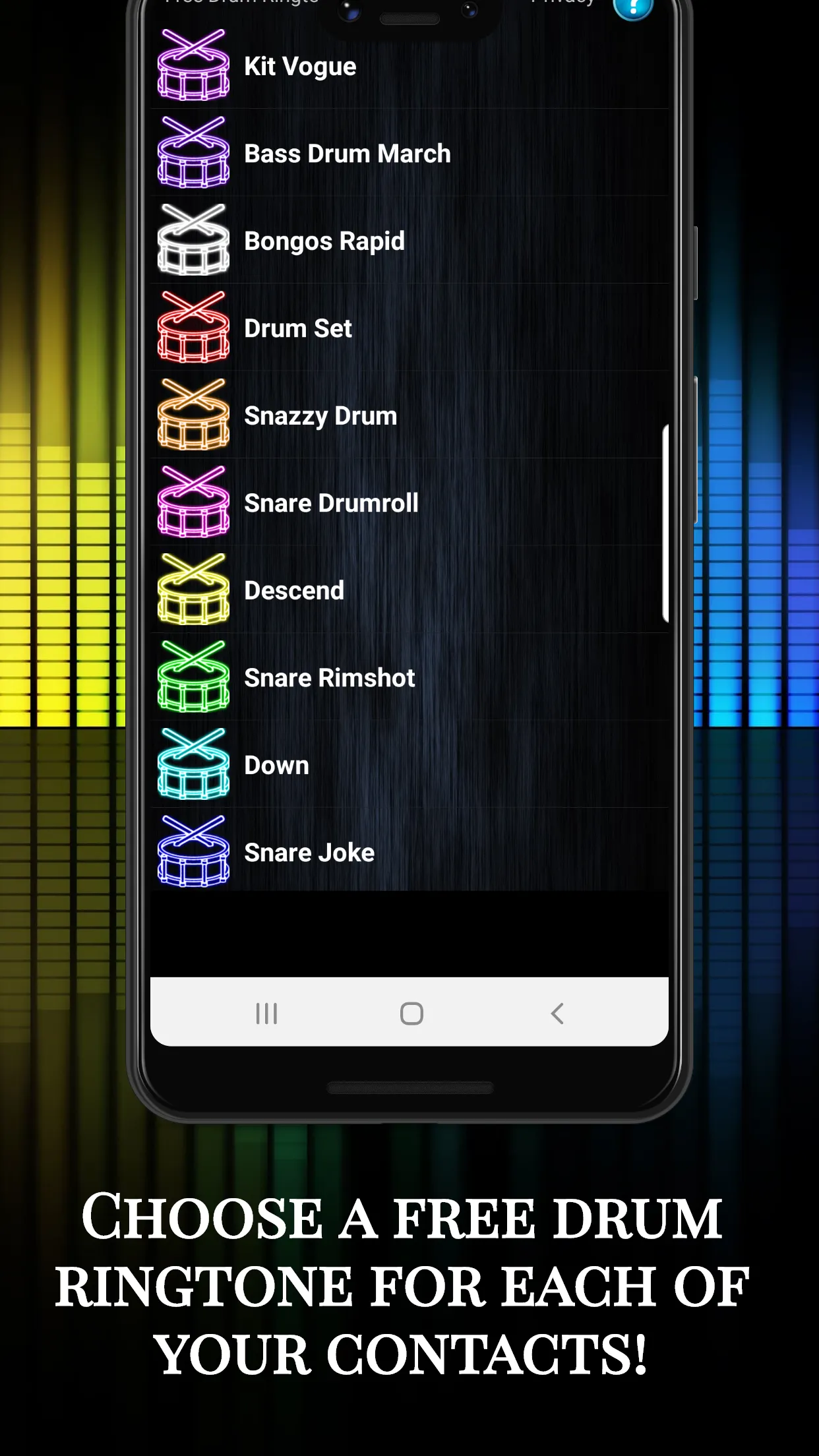 Drum Ringtones | Indus Appstore | Screenshot