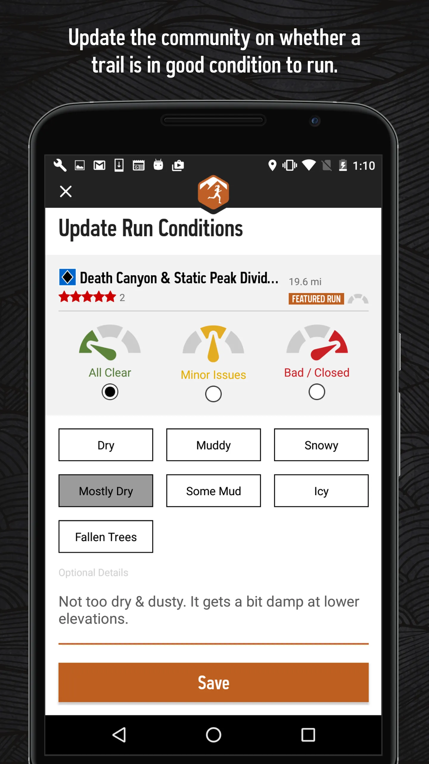 Trail Run Project | Indus Appstore | Screenshot