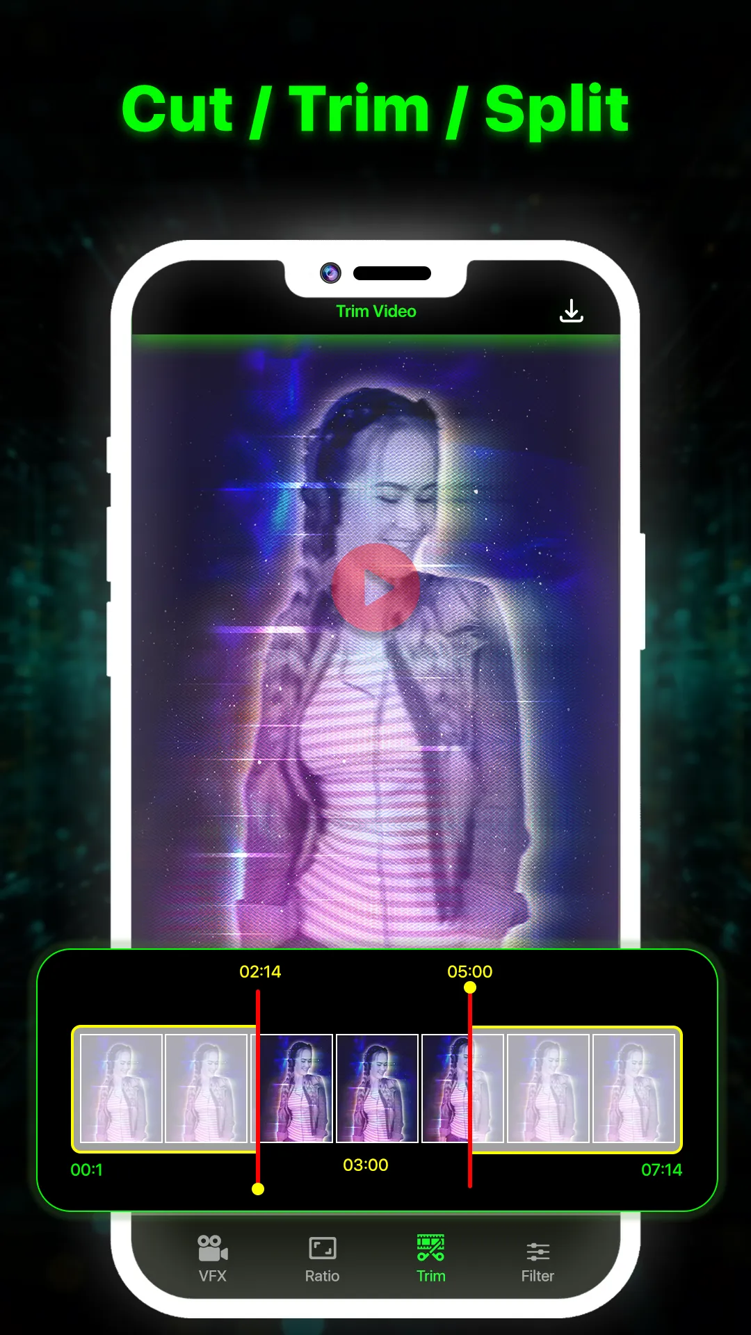 Glitch Video maker: VHS | Indus Appstore | Screenshot