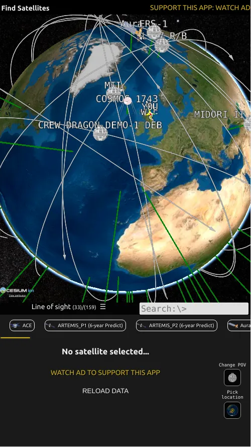 Find Satellites | Indus Appstore | Screenshot