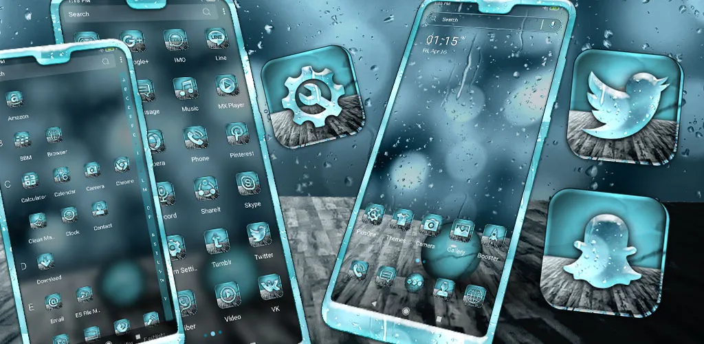 Bokeh Glass Effect Theme | Indus Appstore | Screenshot