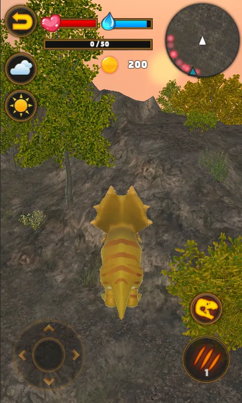 Talking Triceratops | Indus Appstore | Screenshot