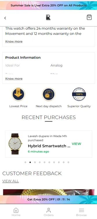 WatchHub | Indus Appstore | Screenshot