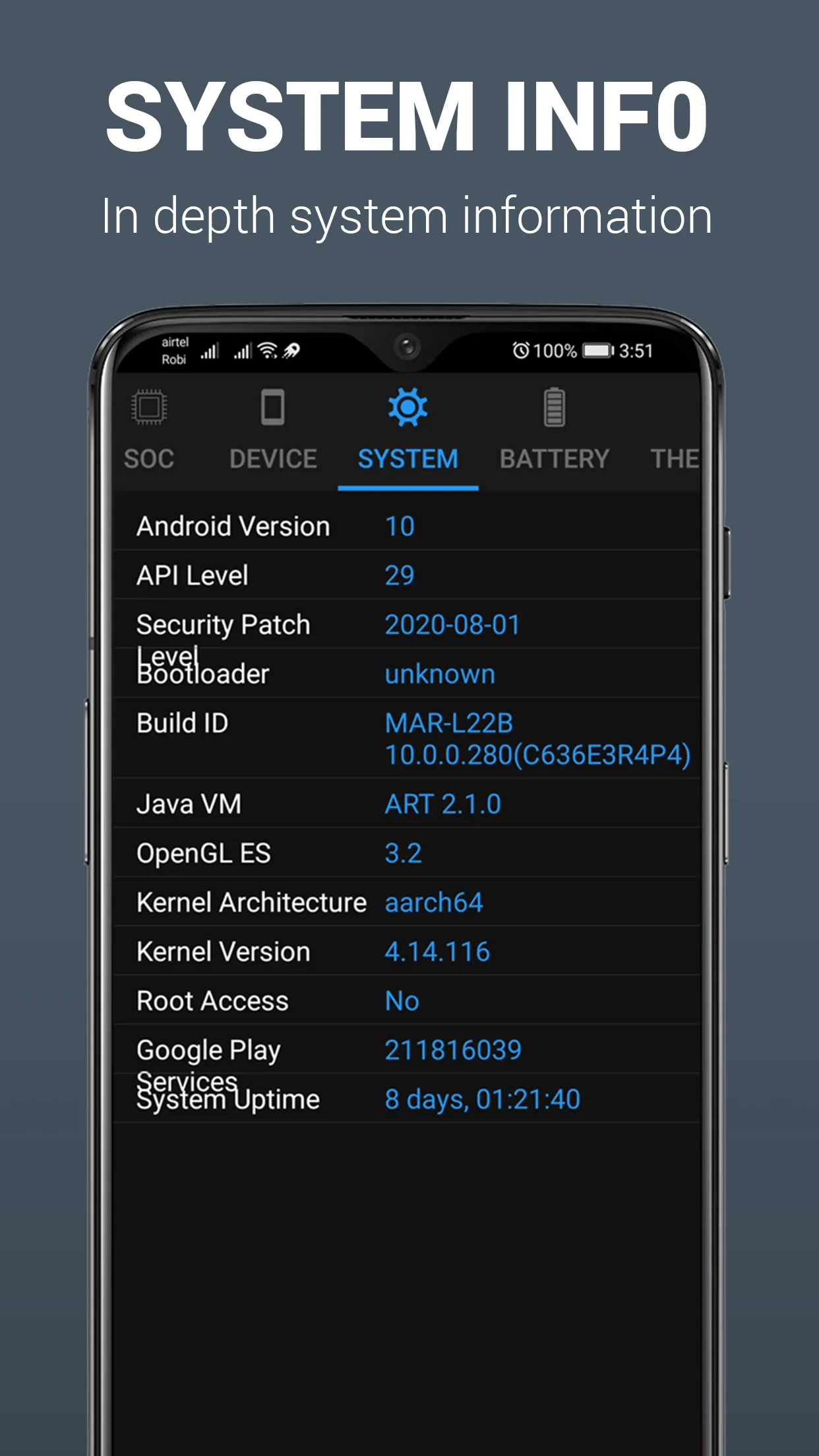 Device & System info - CPU-G | Indus Appstore | Screenshot