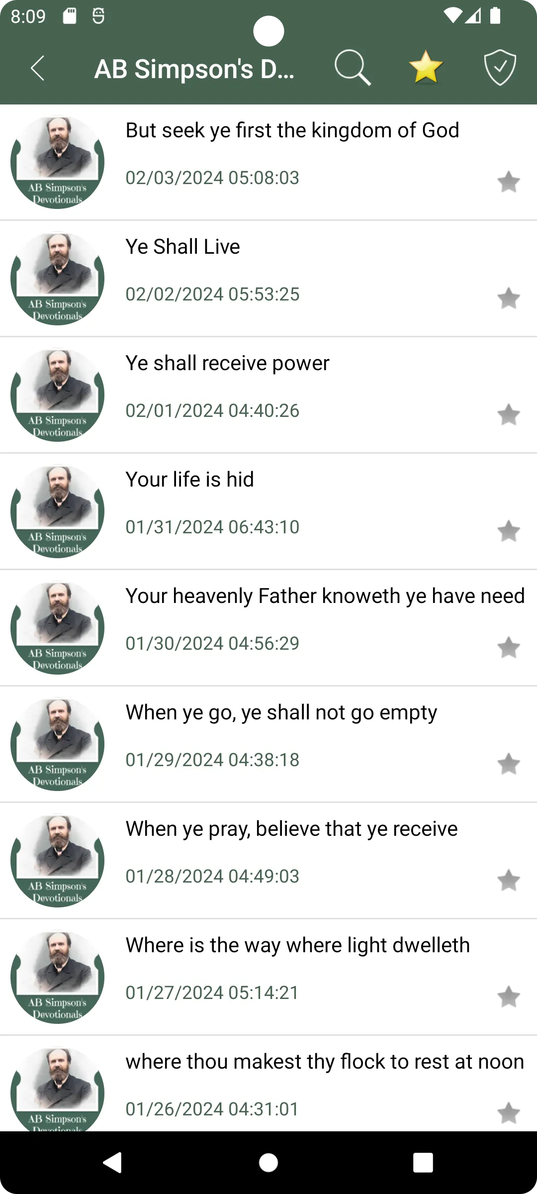 AB Simpson's Devotionals | Indus Appstore | Screenshot