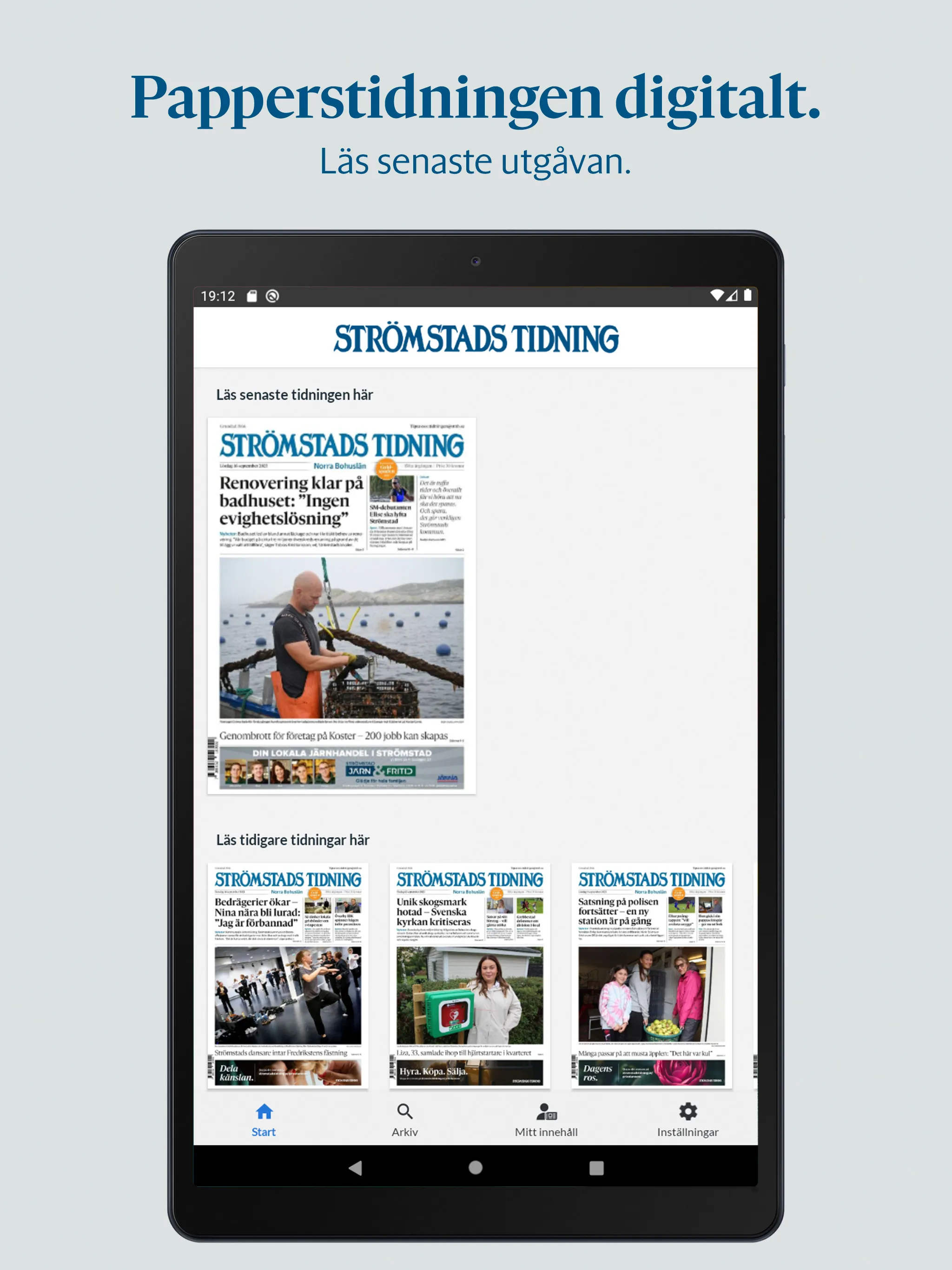 Strömstads Tidning e-tidning | Indus Appstore | Screenshot