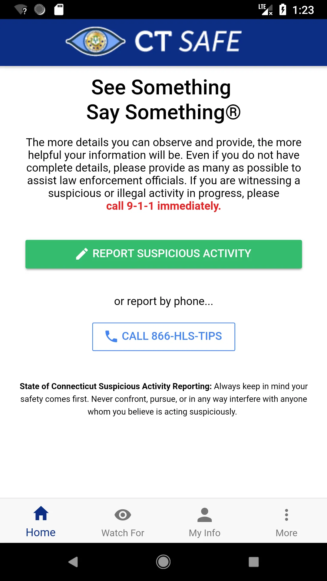 CT Safe | Indus Appstore | Screenshot