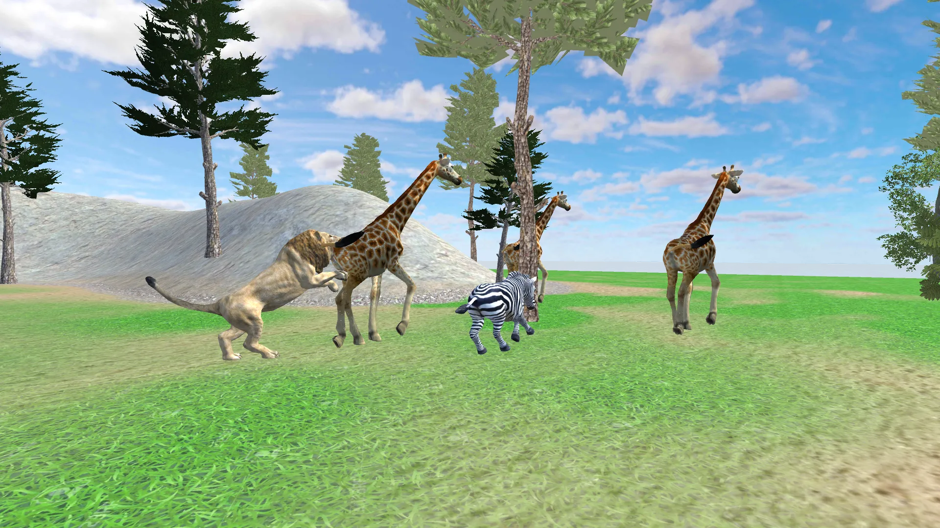 Angry Lion Attack Simulator 3D | Indus Appstore | Screenshot