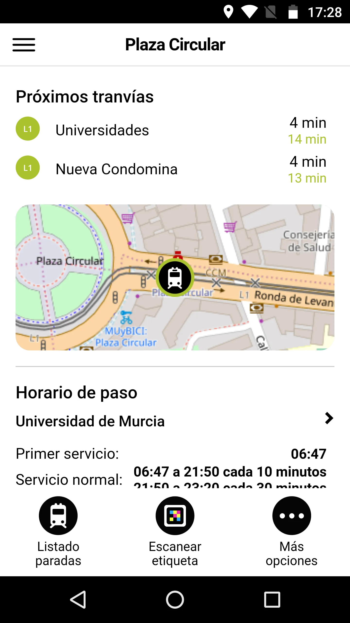 Tranvía de Murcia APP Oficial | Indus Appstore | Screenshot