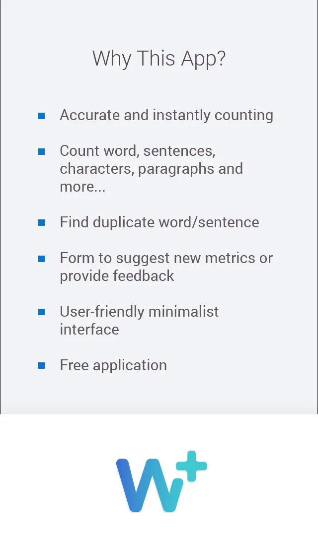 Word and Character counter | Indus Appstore | Screenshot