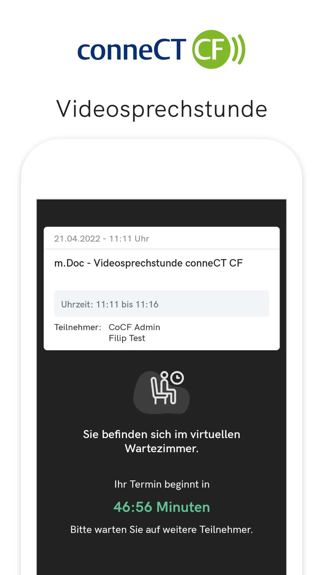 conneCT CF Online-Sprechstunde | Indus Appstore | Screenshot