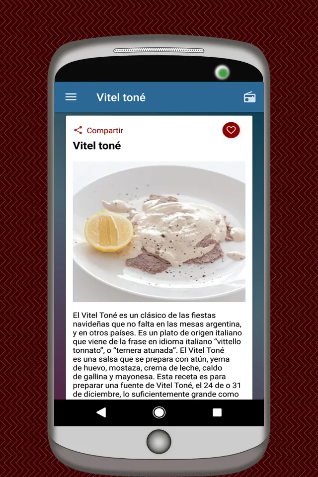 Recipes from Argentine Foods | Indus Appstore | Screenshot