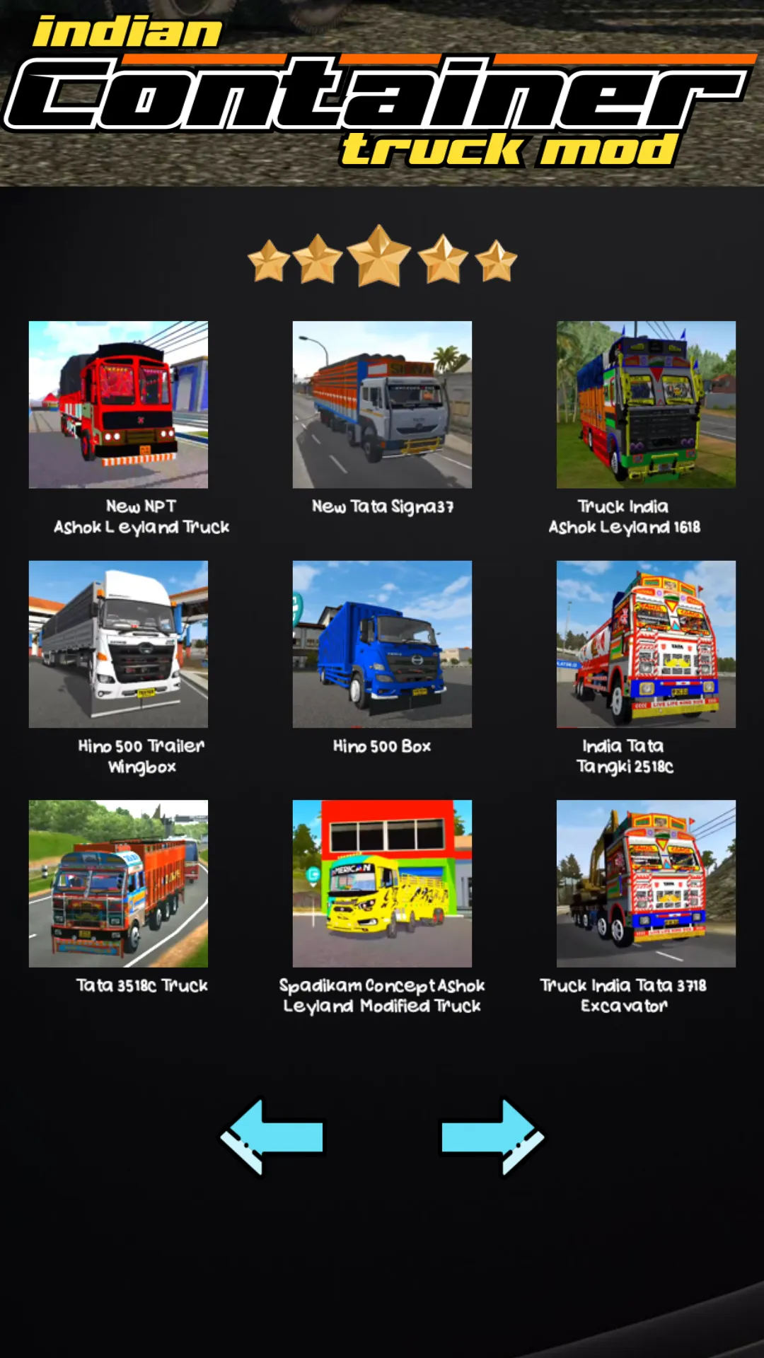 Indian Container Truck Mod | Indus Appstore | Screenshot