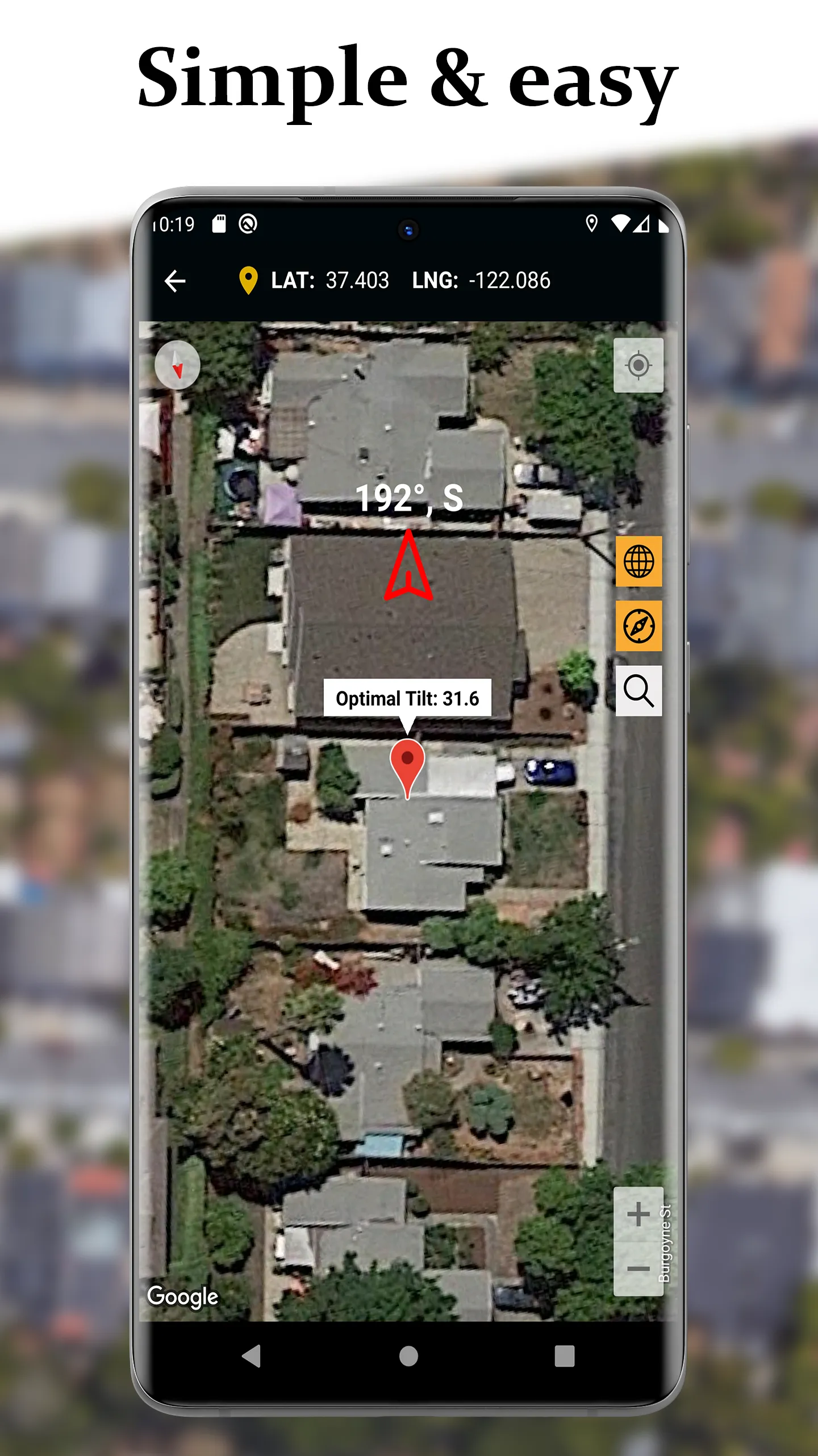 Optimal Tilt Angle - PV System | Indus Appstore | Screenshot