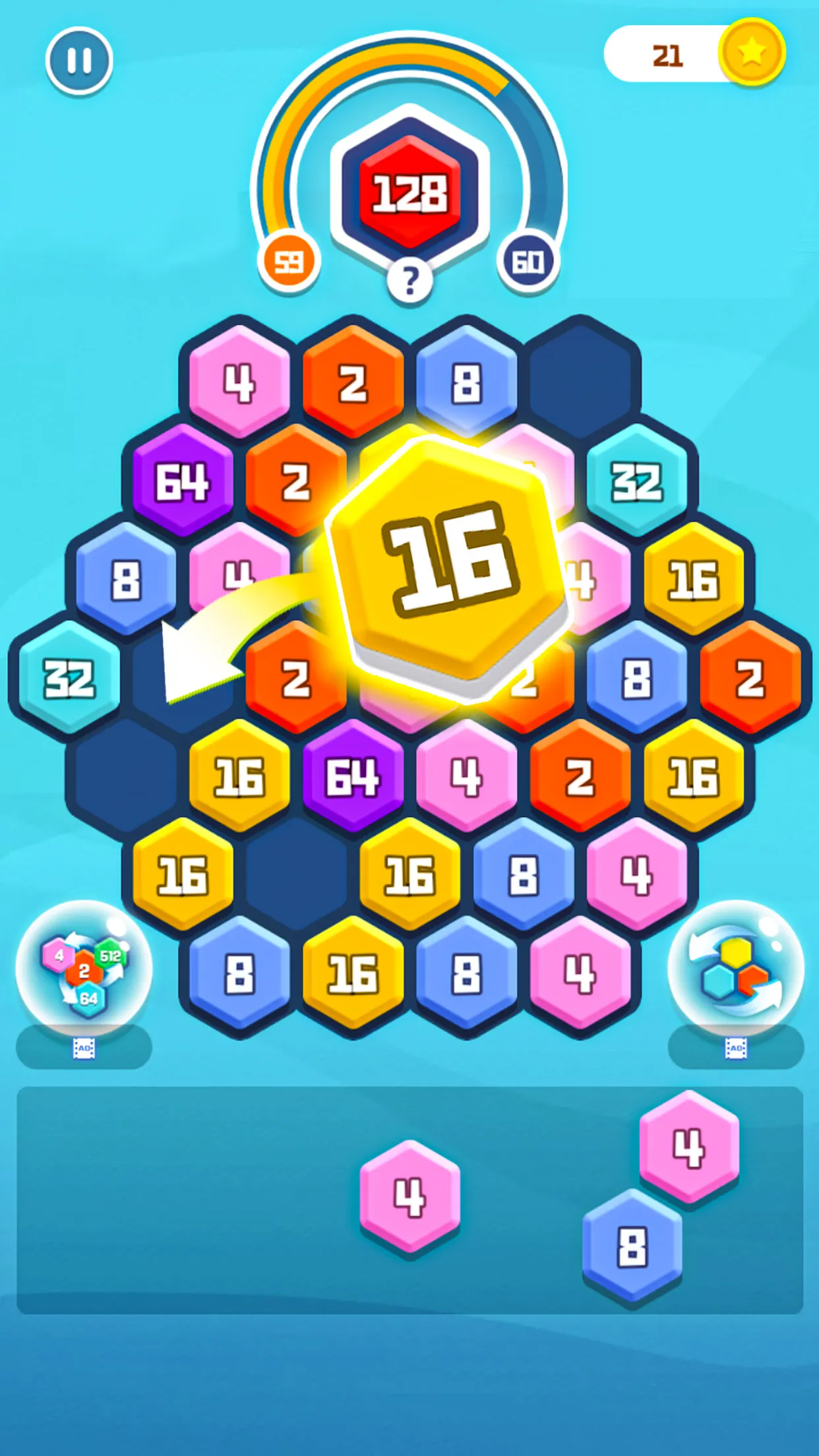 HexPuz - Merge Hexa Puzzle | Indus Appstore | Screenshot