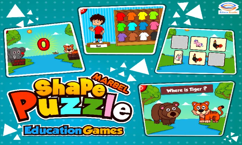 Marbel Shape Puzzle - Edu Gim | Indus Appstore | Screenshot