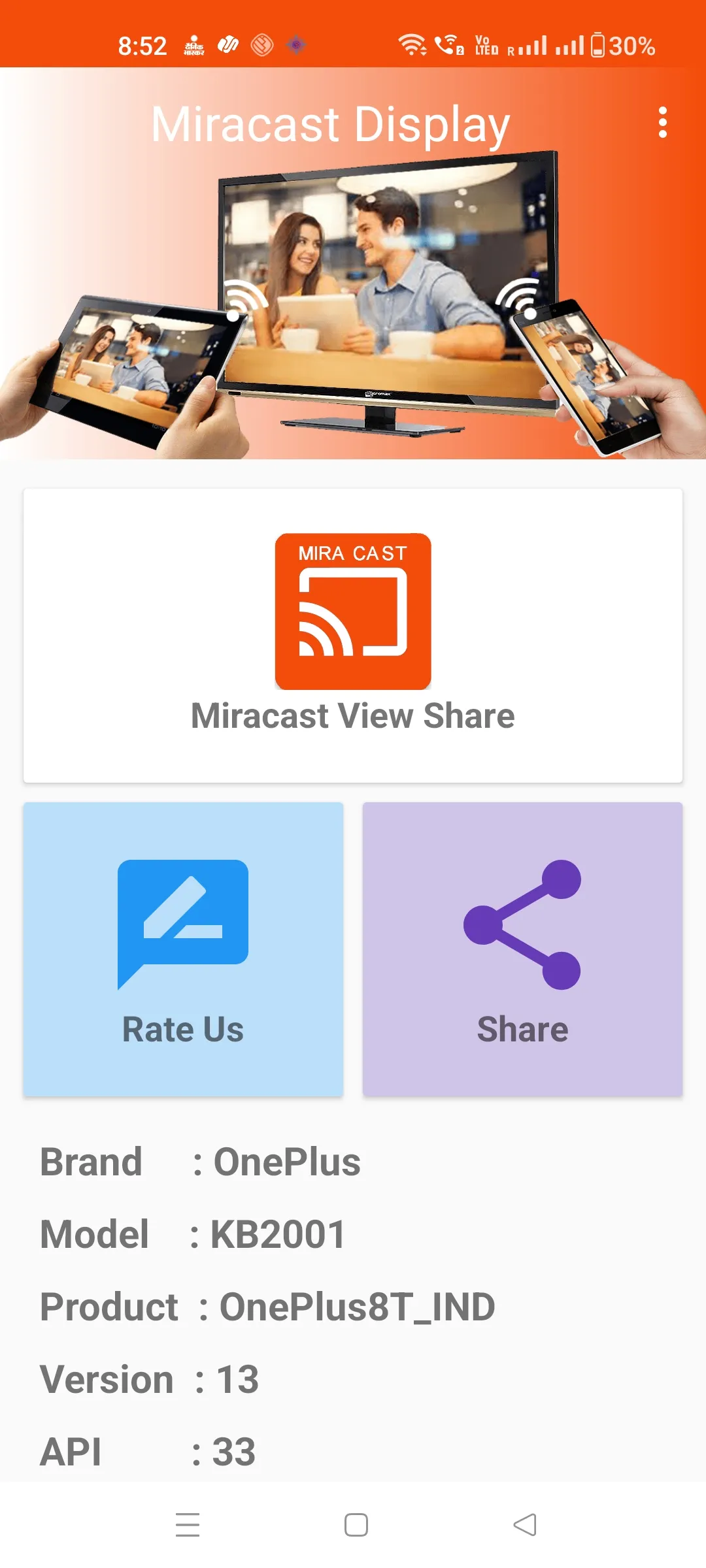 Miracast Screen Sharing | Indus Appstore | Screenshot