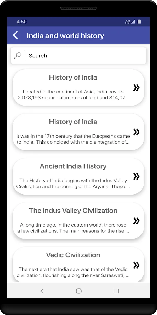 India and world history | Indus Appstore | Screenshot