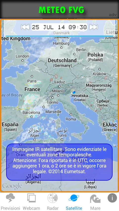 METEO FVG | Indus Appstore | Screenshot