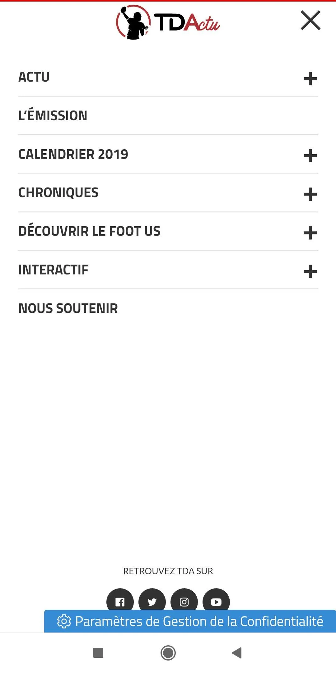 Touchdown Actu | Indus Appstore | Screenshot