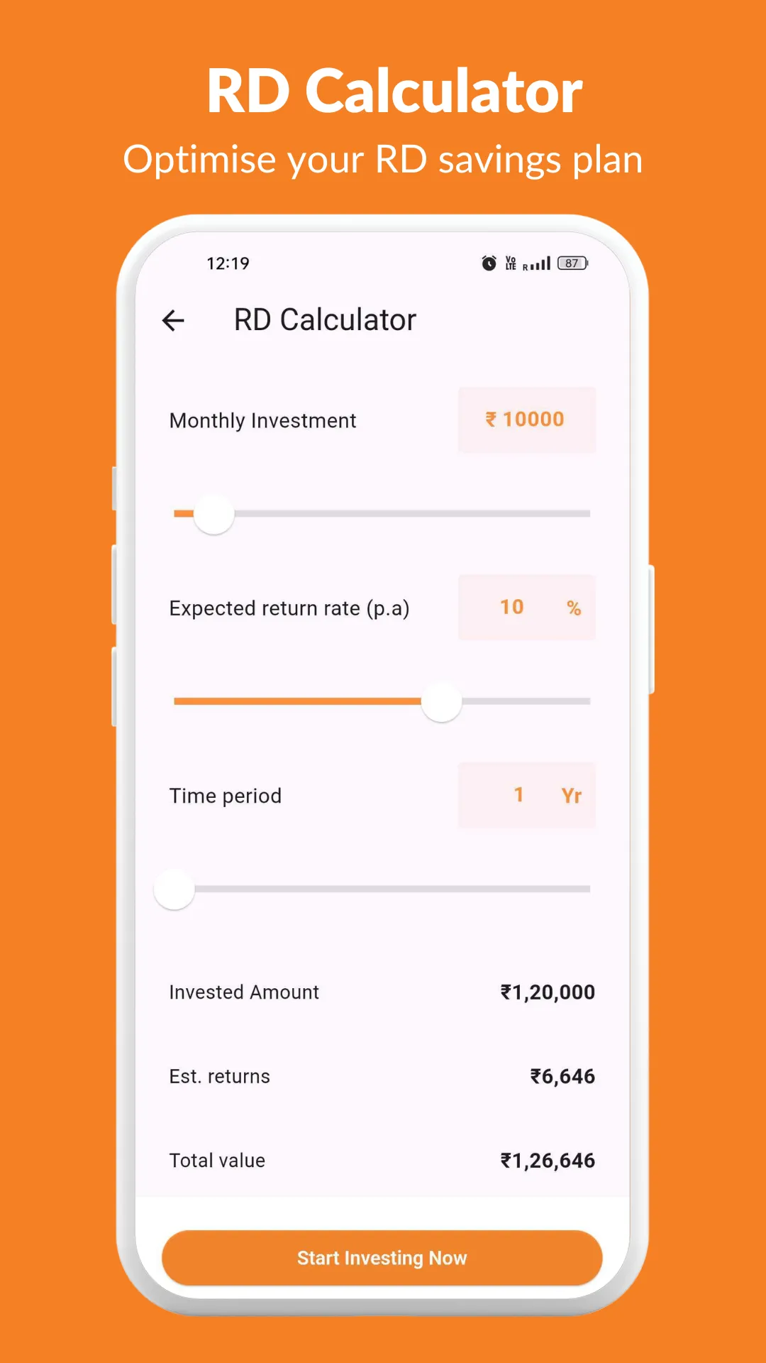 Financial Calculator: SIP, EMI | Indus Appstore | Screenshot