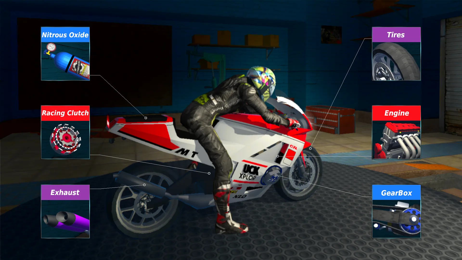 Rebel Gears Drag Bike CSR Moto | Indus Appstore | Screenshot