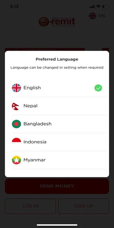 eRemit Malaysia | Indus Appstore | Screenshot