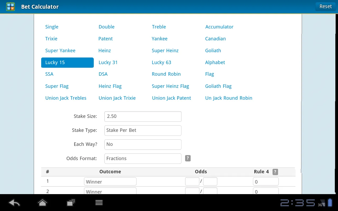 Bet Calculator | Indus Appstore | Screenshot