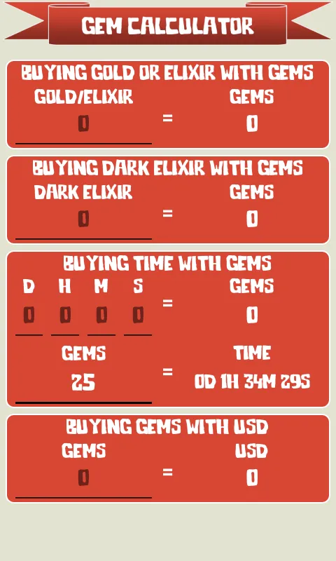 🏰 Gem Calculator for Clash of | Indus Appstore | Screenshot