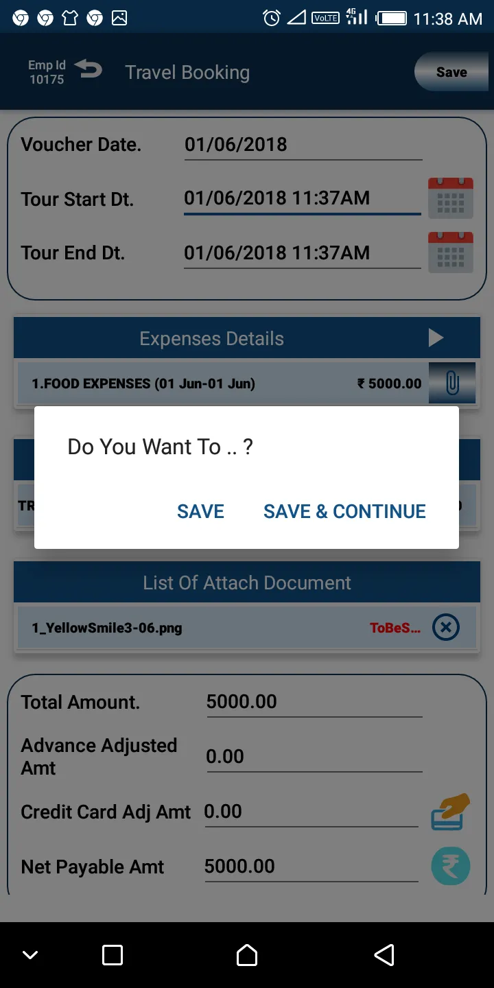 SFL Exp Reimbursement | Indus Appstore | Screenshot