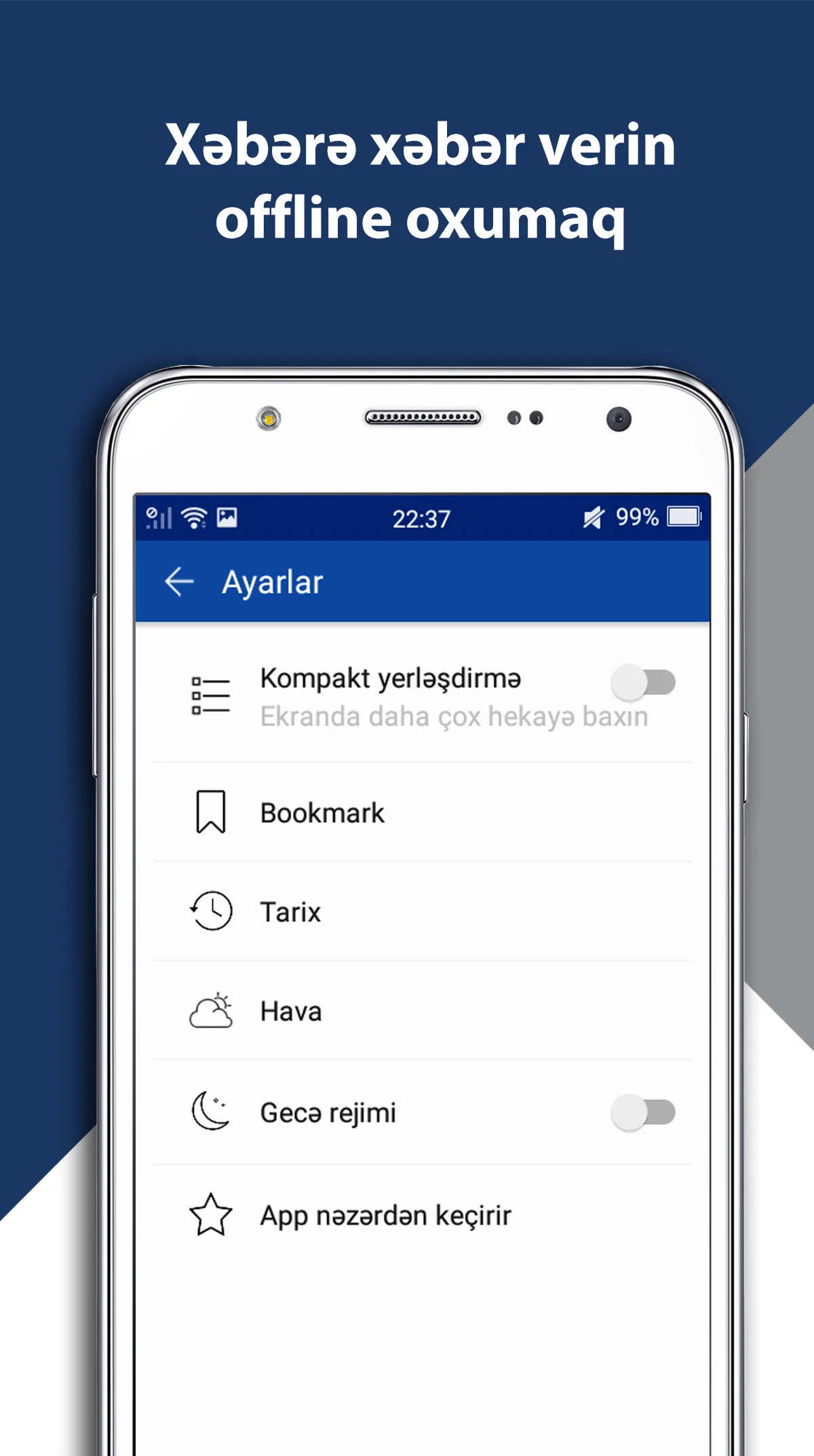 Azərbaycan 24/7-Son Xəbər | Indus Appstore | Screenshot