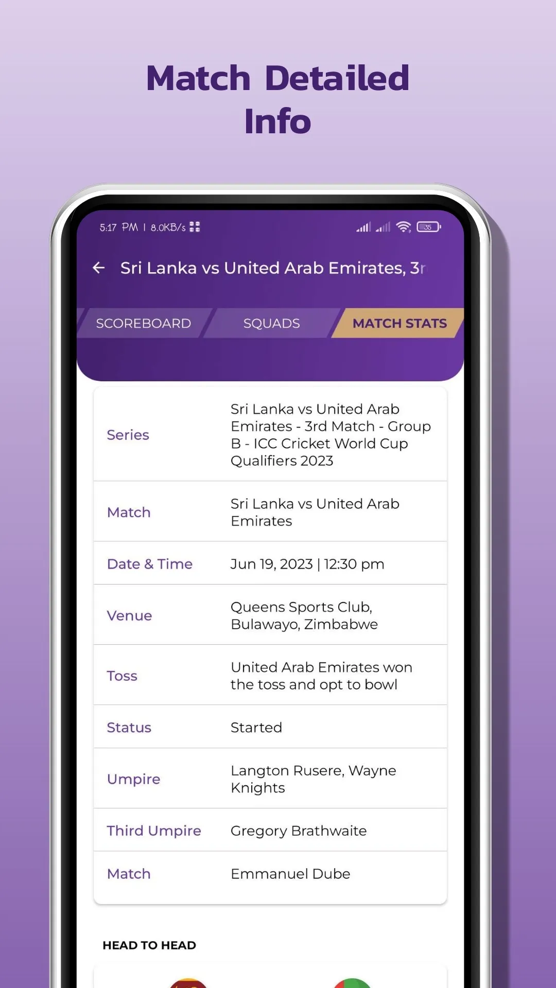 Live Cricket Score - Live Line | Indus Appstore | Screenshot