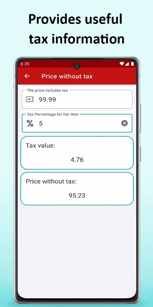 Tax Calculator 2025 | Indus Appstore | Screenshot