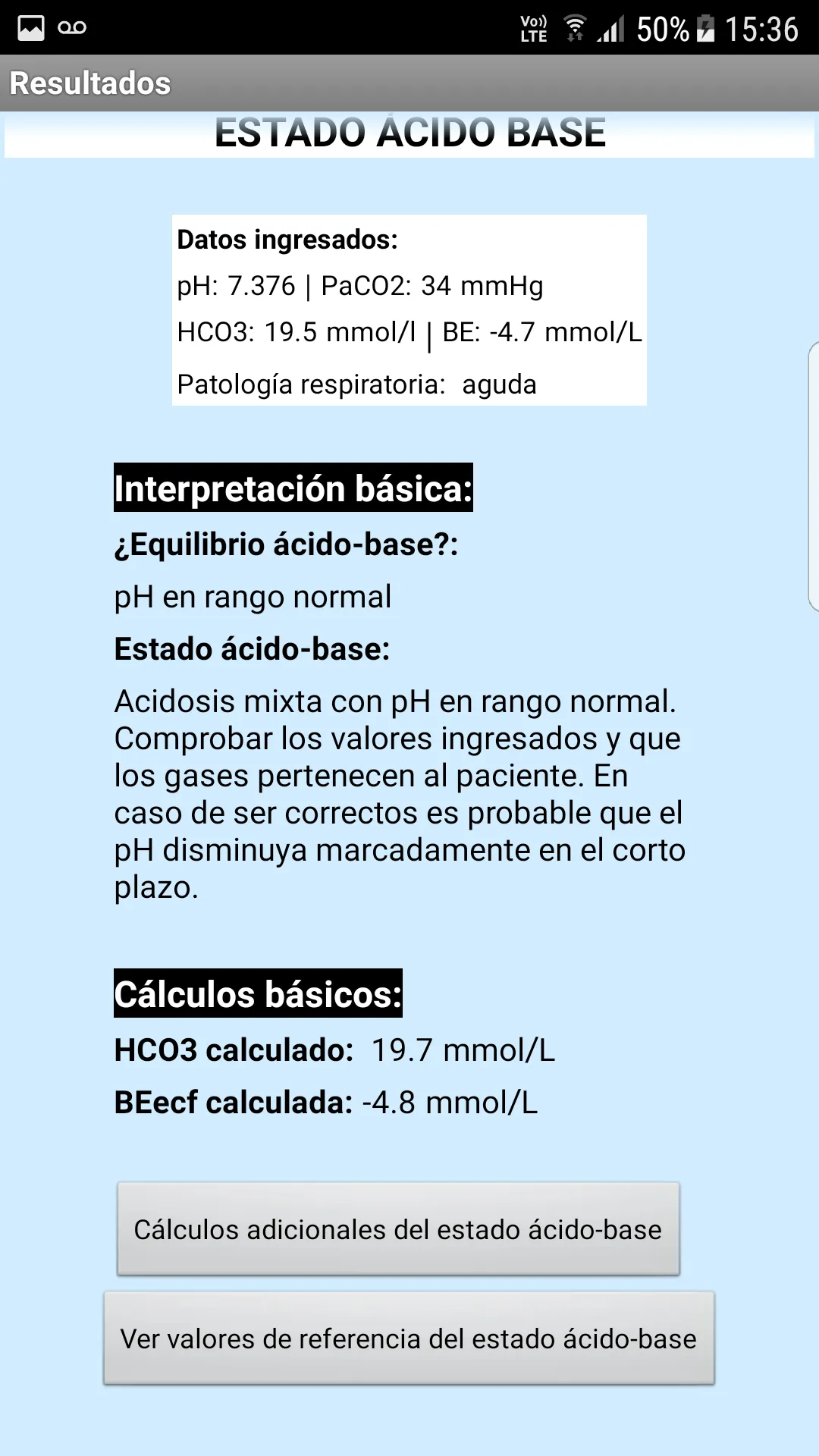 ALGA - Gases Arteriales | Indus Appstore | Screenshot