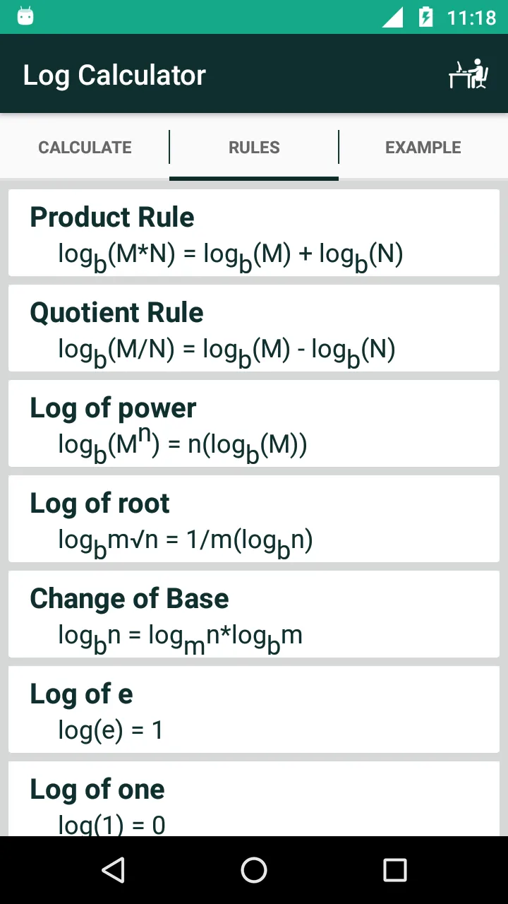 Log Calculator | Indus Appstore | Screenshot