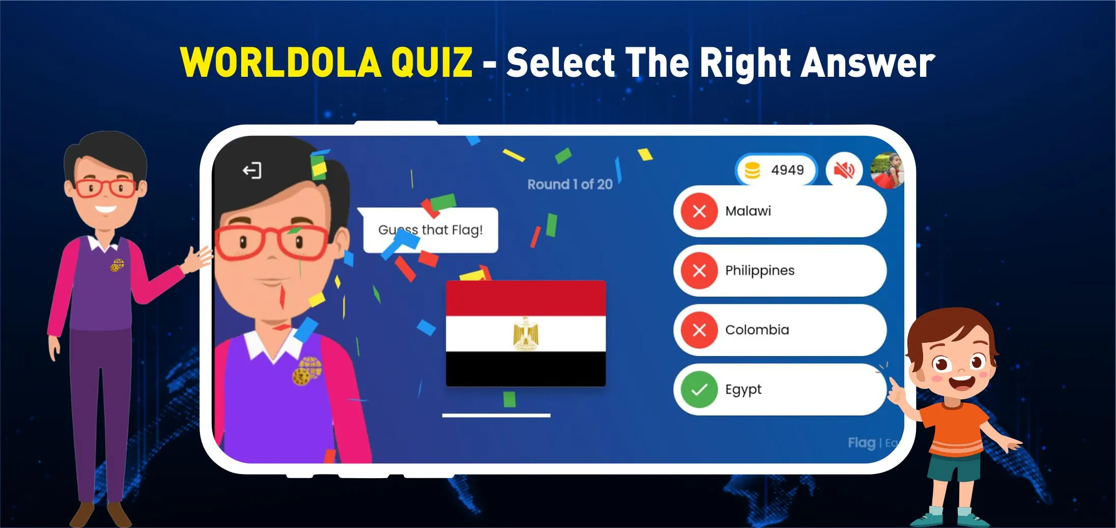 WorldOLA - Learn while playing | Indus Appstore | Screenshot