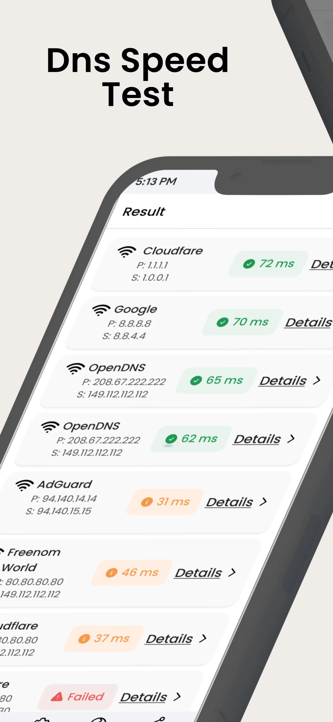 DNS Speed Test - Ping & Net | Indus Appstore | Screenshot