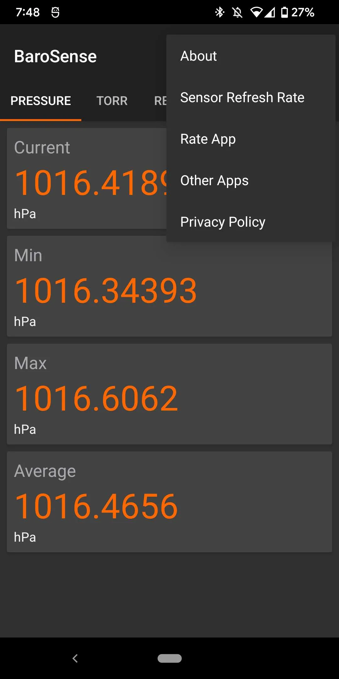 BaroSense - Digital Barometer | Indus Appstore | Screenshot