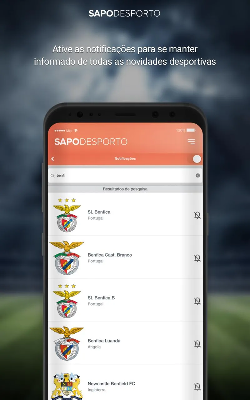 SAPO Desporto | Indus Appstore | Screenshot