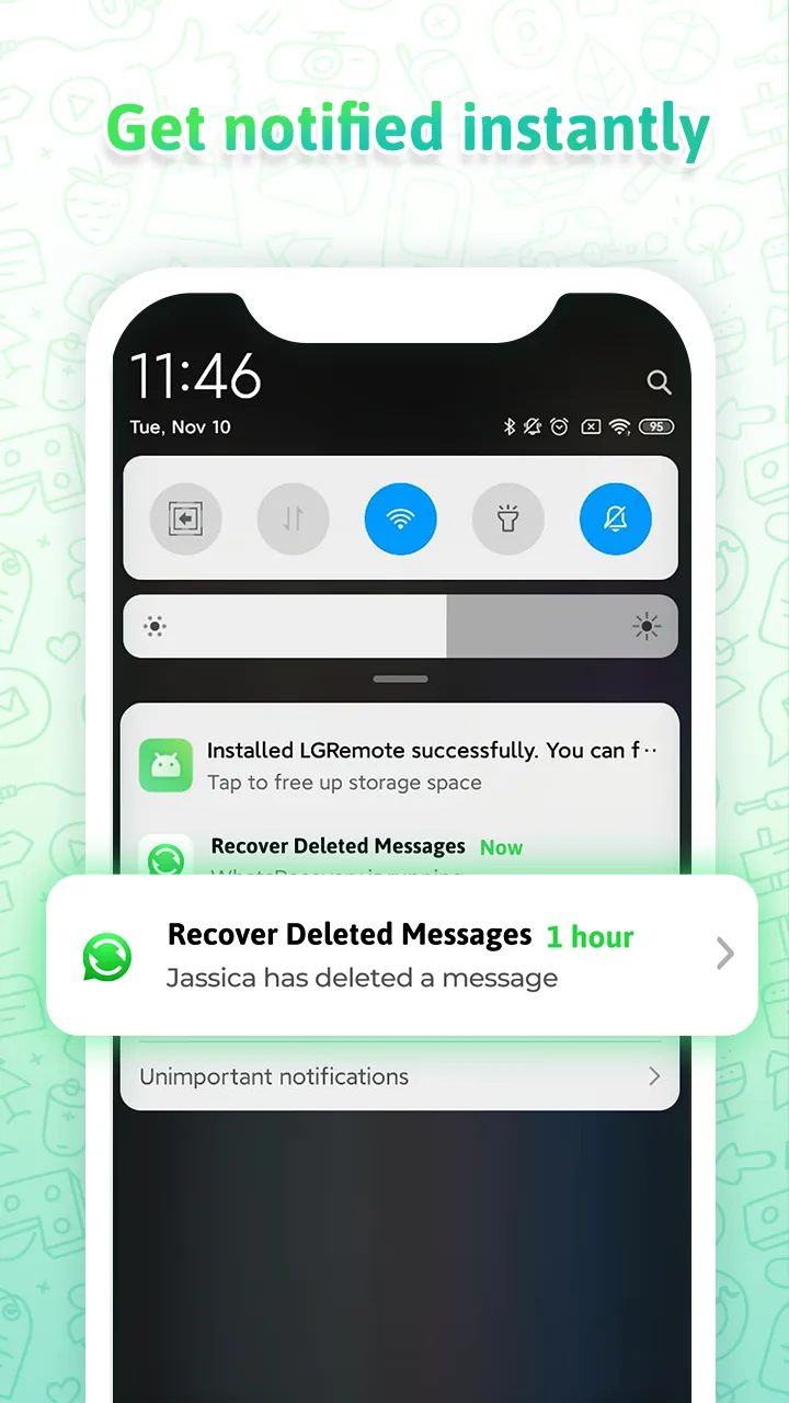 Recover deleted Messages WARM | Indus Appstore | Screenshot