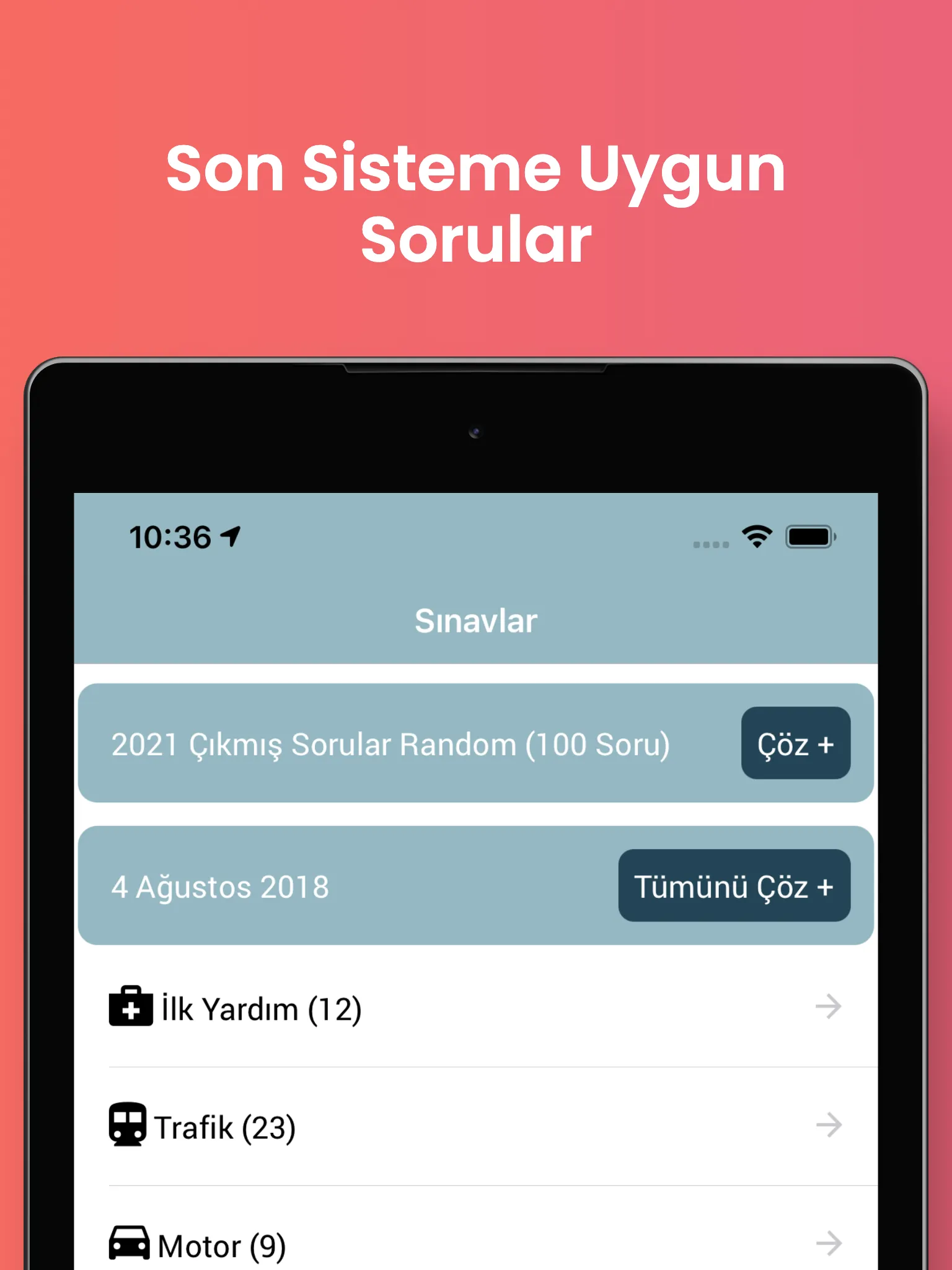 Ehliyet 2021 - Çıkmış Sorular | Indus Appstore | Screenshot