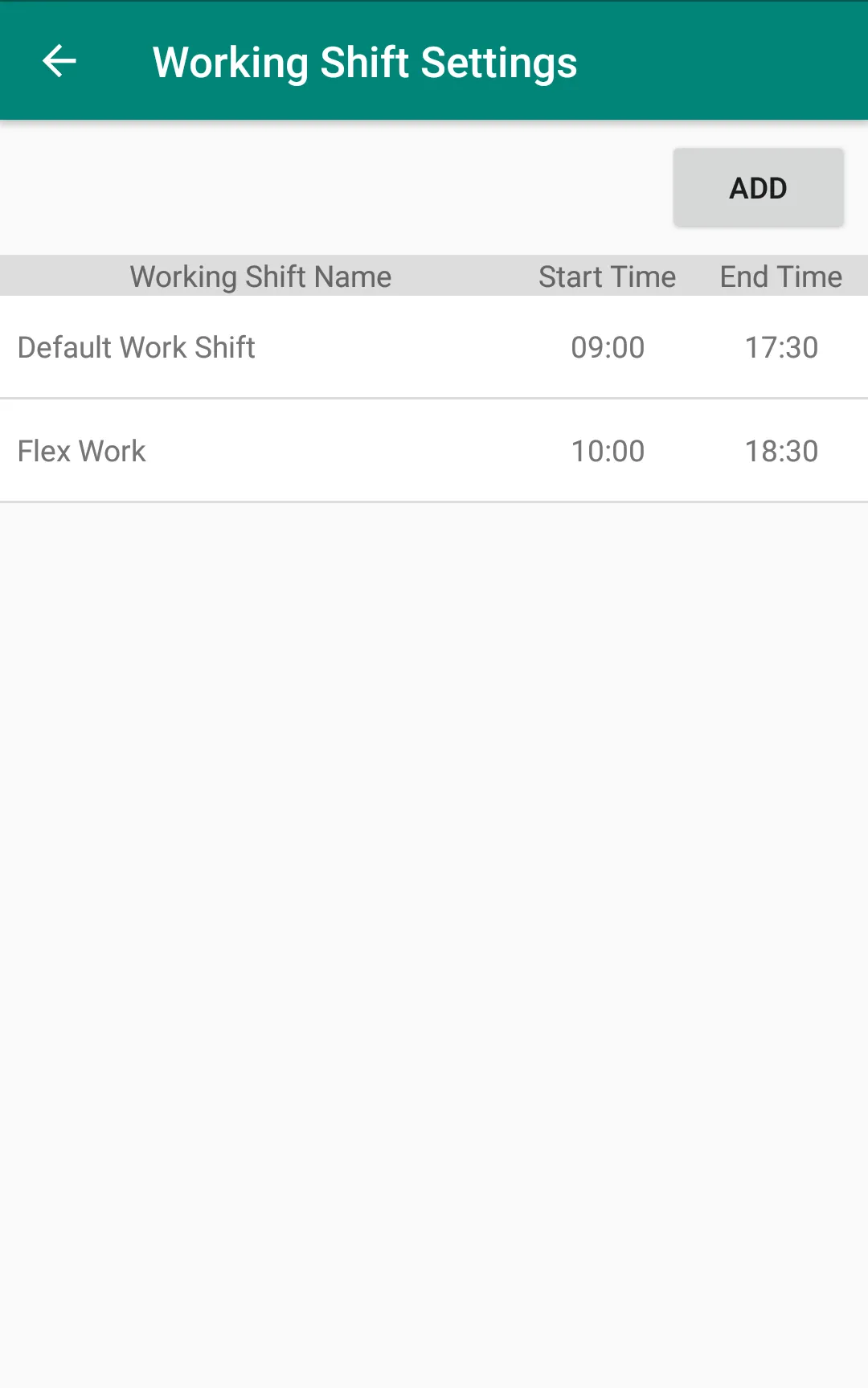 Overtime and Worked Time Log | Indus Appstore | Screenshot