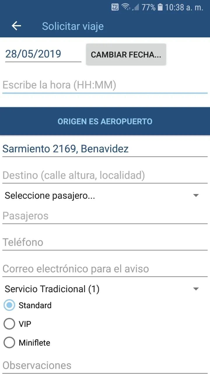 Las Leñas Traslados Corporativ | Indus Appstore | Screenshot