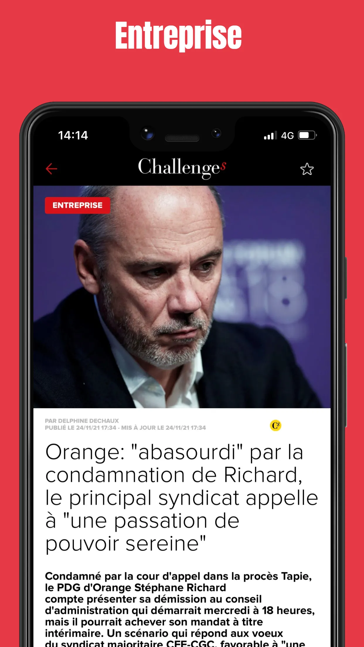 Challenges actu de l'économie | Indus Appstore | Screenshot