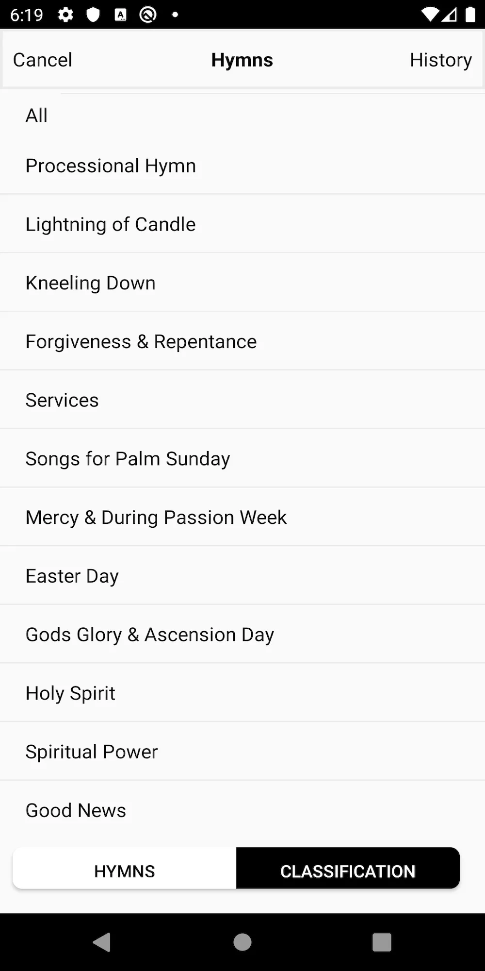 CCC NAP Hymns | Indus Appstore | Screenshot