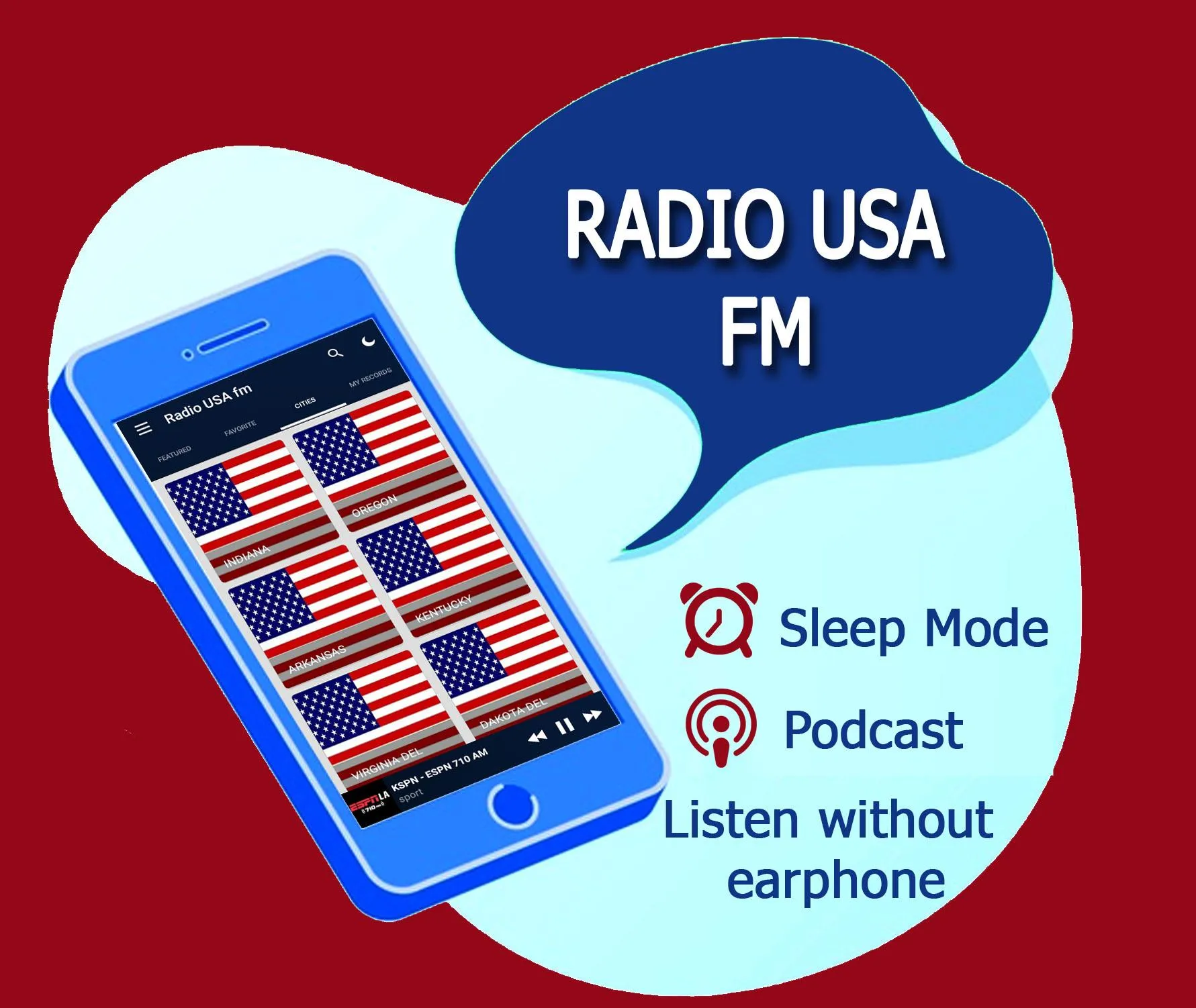 Radio USA fm | Indus Appstore | Screenshot