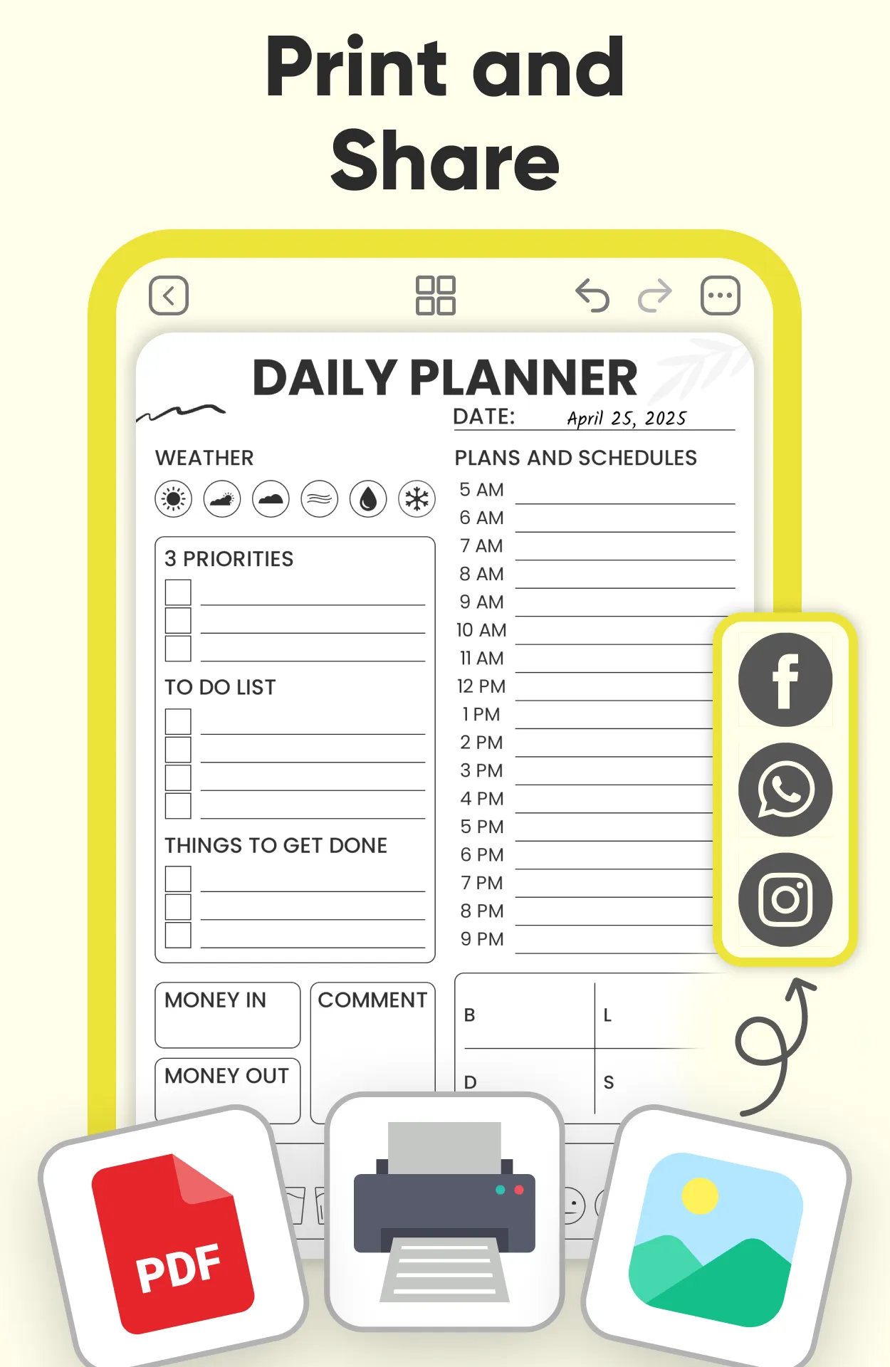 Daily Planner and Journal | Indus Appstore | Screenshot